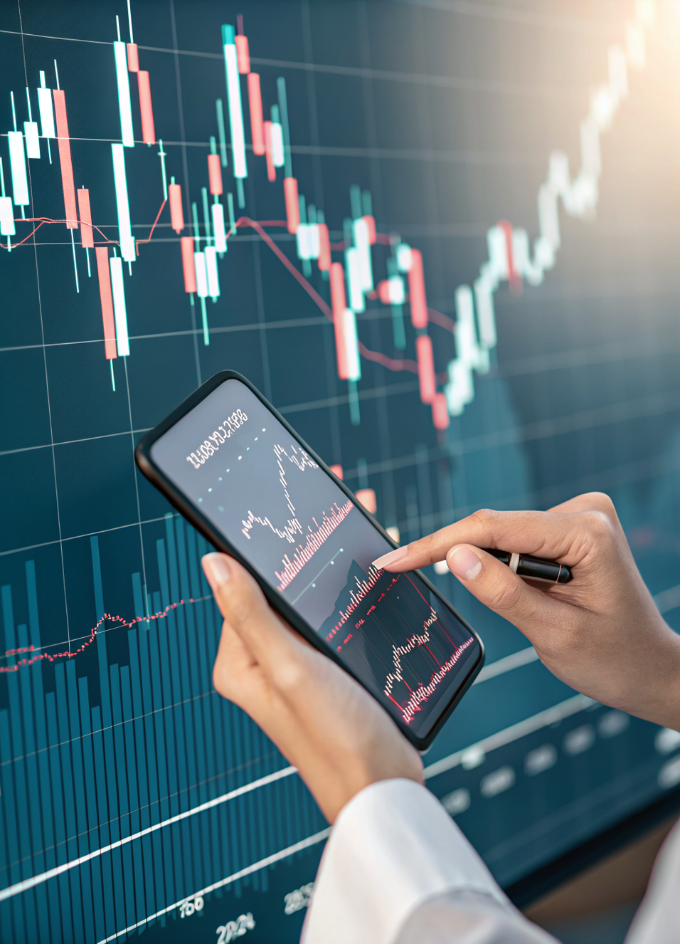 Tableau de bord de trading crypto Token Tact